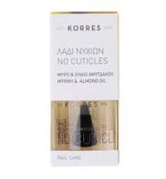 Korres Nail Care Λάδι με Μύρο και Αμύγδαλο 10ml