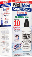 NeilMed Sinus Rinse Starter Kit Σύστημα Ρινικών Πλύσεων + 10 φακελάκια