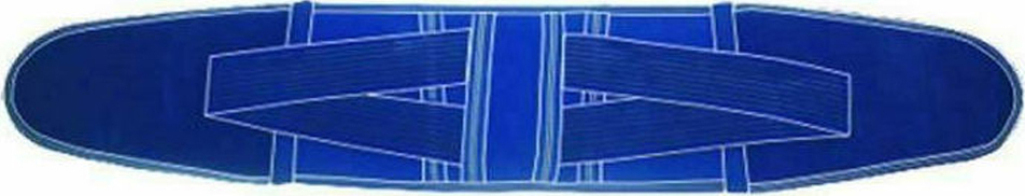 Adco Ζώνη Μέσης Neoprene με Μπανέλες Ύψους 20cm Small 04412 Μπλε