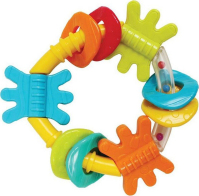 Playgro Triangle Μασητικό Κουδουνιστρα Οδοντοφυίας Teether 3+ Μηνών