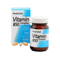 Health Aid Βιταμίνη B 50 Complex 30 ταμπλέτες