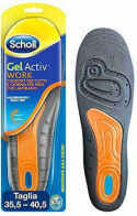 Scholl Gel Activ Work Ανατομικοί Πάτοι Παπουτσιών Εργασίας Κατά των Οσμών για Γυναίκες 2τμχ