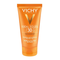 Vichy Ideal Soleil Mattifying Fluid Dry Touch Αδιάβροχη Αντηλιακή Κρέμα Προσώπου SPF30 50ml