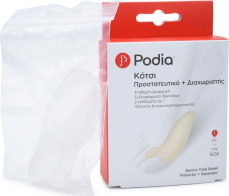 Podia Διαχωριστικό Bunion Total Relief Protector + Separator με Gel για το Κότσι 1τμχ