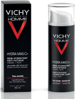 Vichy Homme Hydra Mag C+ 24ωρο Ενυδατικό Ανδρικό Gel Προσώπου για Ευαίσθητες Επιδερμίδες με Βιταμίνη C 50ml