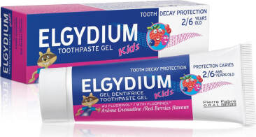 Elgydium Οδοντόκρεμα KIds 50ml 1000 ppm με Γεύση Κόκκινα Φρούτα για 2+ χρονών