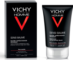 Vichy After Shave Balm Homme Sensi χωρίς Οινόπνευμα για Ευαίσθητες Επιδερμίδες 75ml