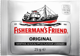 Fisherman's Friend Original Καραμέλες Extra Strong Μινθόλη & Ευκάλυπτος 25gr