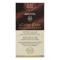 Apivita My Color Elixir Σετ Βαφή Μαλλιών Χωρίς Αμμωνία 6.44 Ξανθό Σκούρο Έντονο Χάλκινο 125ml