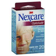 Nexcare Opticlude Οφθαλμικά Επιθέματα Regular Size σε Μπεζ χρώμα 20τμχ