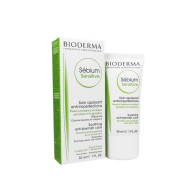 Bioderma Sebium 24ωρη Ενυδατική Κρέμα Προσώπου Ημέρας για Ευαίσθητες Επιδερμίδες κατά των Ατελειών & της Ακμής 30ml