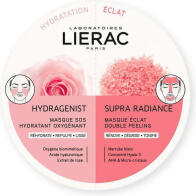 Lierac Duo Masques Hydragenist & Supra Radiance Εντατική Ενυδάτωση & Τόνωση Λάμψης 2X6ml