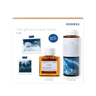 Korres Πακέτο Προσφοράς Eau De Toilette Ανδρικό Άρωμα Κύμα 50ml & Αφρόλουτρο 250ml