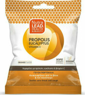 Vitorgan Nutralead Propolis, Eucalyptus & Vitamin C Καραμέλες με Πρόπολη, Ευκάλυπτο & Βιταμίνη C με Γεύση Πορτοκάλι 40g