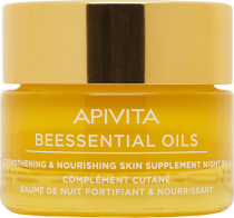 Apivita Beessential Oils Balm Προσώπου Νυκτός για Ενυδάτωση 15ml