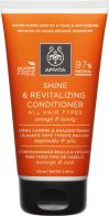 Apivita Shine & Revitalizing Conditioner Αναδόμησης/θρέψης για Όλους τους Τύπους Μαλλιών 150ml