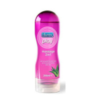 Durex Play Massage 2 in 1 Λιπαντικό Gel Aloe Vera 200ml