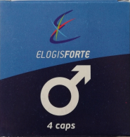 Elogis Pharma Forte Blue Συμπλήρωμα για την Σεξουαλική Υγεία 4 κάψουλες