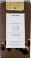 Korres Argan Oil Advanced Colorant 9.0 Κατάξανθο Φυσικό 50ml