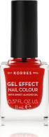 Korres Gel Effect Gloss Βερνίκι Νυχιών Μακράς Διαρκείας Κοραλί 48 Coral Red 11ml