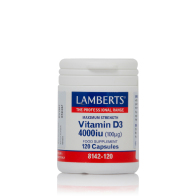 Lamberts Vitamin D3 Βιταμίνη για Ανοσοποιητικό 4000iu 120 κάψουλες