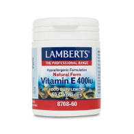 Lamberts Vitamin E Βιταμίνη για Αντιοξειδωτικό 400iu Natural 60 κάψουλες