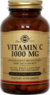 Solgar Vitamin C Βιταμίνη για Ενέργεια & Ανοσοποιητικό 1000mg 100 φυτικές κάψουλες