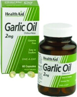 Health Aid Garlic Oil 2mg Odourless Vegetarian Συμπλήρωμα Διατροφής Έλαιο Σκόρδου Σε Άοσμη Κάψουλα 30 κάψουλες