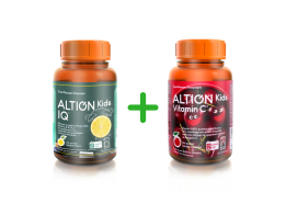 Altion Kids IQ 60 ζελεδάκια + Altion Kids Vitamin C 60 ζελεδάκια (1+1 Δώρο)