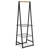 Brabantia Κρεμάστρα Δαπέδου 12m Μεταλλική 190x57x60,6cm Μαύρη