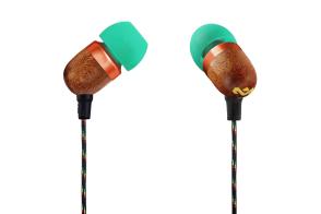 Marley Ακουστικά Ψείρες με Μικρόφωνο in-Ear The House Of Marley Smile Jamaica Mic EM-JE041-RA Rasta