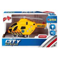 Ελικόπτερο Friction Κίτρινο Luna Toys με φως και ήχο
