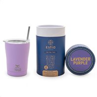 Estia Θερμός Coffee Mug με Καλαμάκι 350ml Lavender Purple