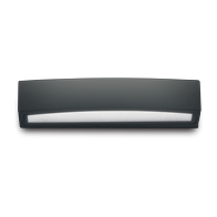 Ideal Lux Φωτιστικό Τοίχου Απλίκα Πολύφωτο Andormeda AP2 100371 E27 max 2 x 60W Μαύρο