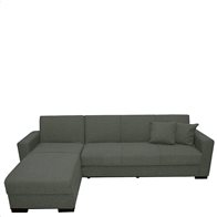 ArteLibre Καναπές Κρεβάτι Γωνιακός Jose 270x165x84cm Γκρι