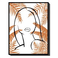 ArteLibre Πίνακας Σε Κορνίζα "Γυναικεία Φιγούρα" Καμβάς 60x80x3.5cm 14690016