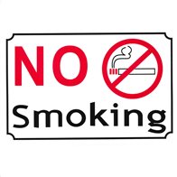 Auto Gs Πινακίδα Αυτοκόλλητη "No Smoking" 30x20cm 1 Τεμάχιο