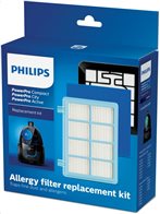 Philips Σετ Ανταλλακτικά Αντιαλλεργικών Φίλτρων 3τμχ για Σκούπες Powerpro Active FC8010/02