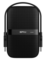 SILICON POWER εξωτερικός HDD Armor A60 2TB USB 3.2 μαύρος