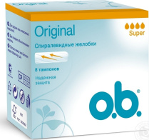 O.B.® Procomfort Super Ταμπόν Για Μέτρια - Μεγάλη Ροή 8 Τεμάχια