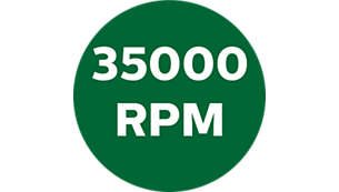 Έως 35.000 RPM