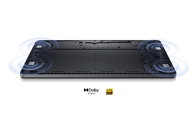 Τετραπλά στερεοφωνικά ηχεία με υποστήριξη Dolby Atmos®