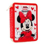 Κασετίνα Διπλή Γεμάτη Disney Minnie Mouse Be More Minnie Must