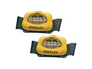 Stanley Σετ Φακός Κεφαλής 2 τεμαχίων με 5 Led και 3 διαφορετικές λειτουργίες, HL2PKS