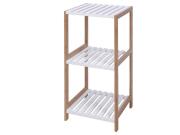 Aria Trade Επιδαπέδια Ραφιέρα Μπάνιου Bamboo με 3 Ράφια 33x34x79cm 784200930