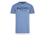 Pierre Cardin Ανδρικό Μπλουζάκι T-shirt με τύπωμα και κοντό μανίκι, σε Μπλε Raf χρώμα XXLarge