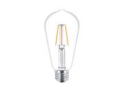 Philips Λάμπα LED για Ντουί E27 και Σχήμα ST64 470lm 220-240V Ενεργειακής Κλάσης Α++ Θερμό Λευκό