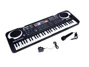 Electronic Keyboard Αρμόνιο 61 Πλήκτρων με Αυτόματες Συγχορδίες και Μικρόφωνο, 54x17x5 cm