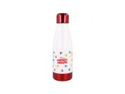 Disney Παγούρι Mickey Mouse 340 ml, από αλουμίνιο σε λευκό χρώμα, 7x7x23 cm