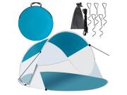 Σκηνή Camping 2 Ατόμων Αυτόματη Pop Up 190x120x90 cm Τιρκουάζ Λευκό